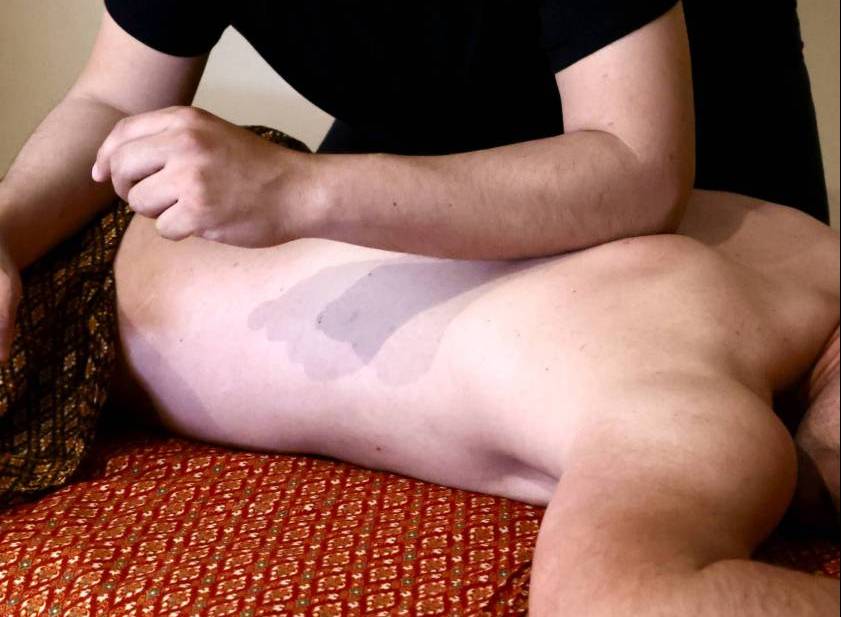 Masaje de espalda y hombros